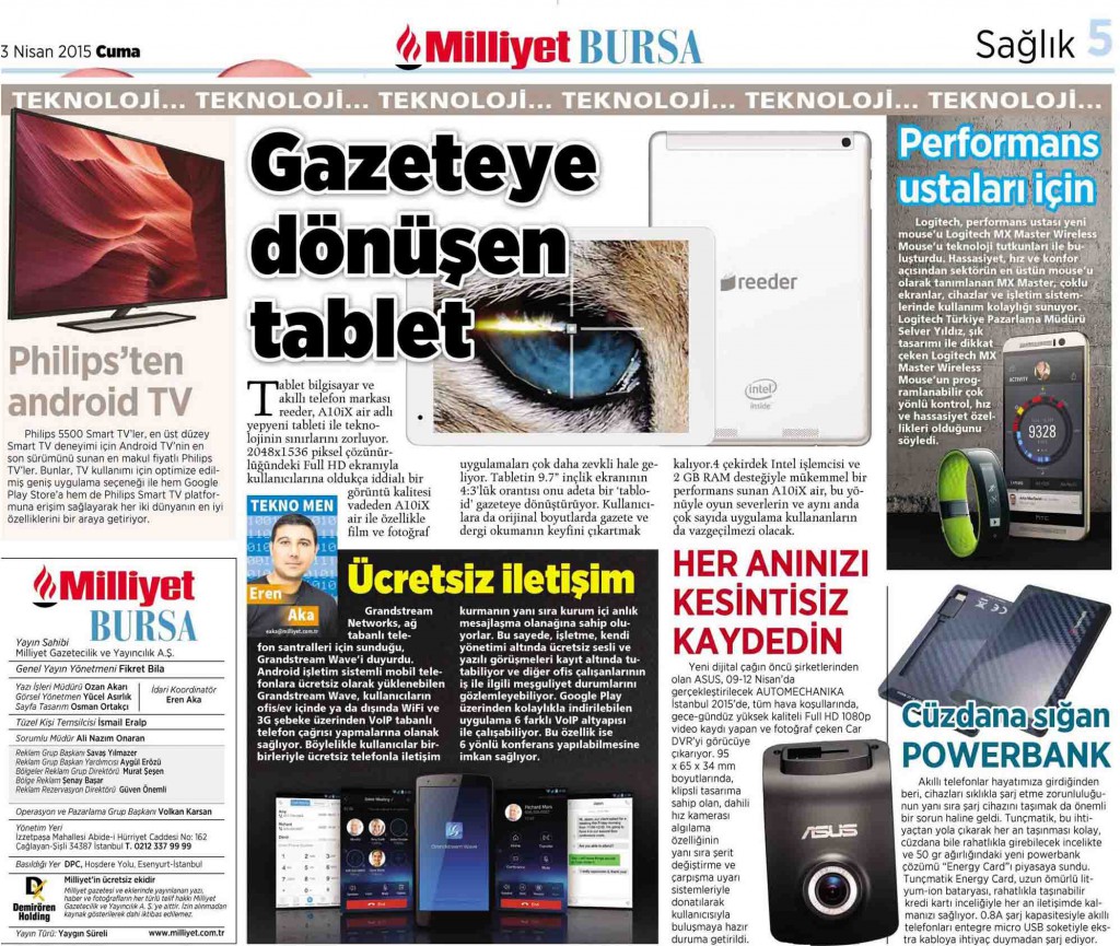 Eren  AKA  Milliyet Gazetesi 